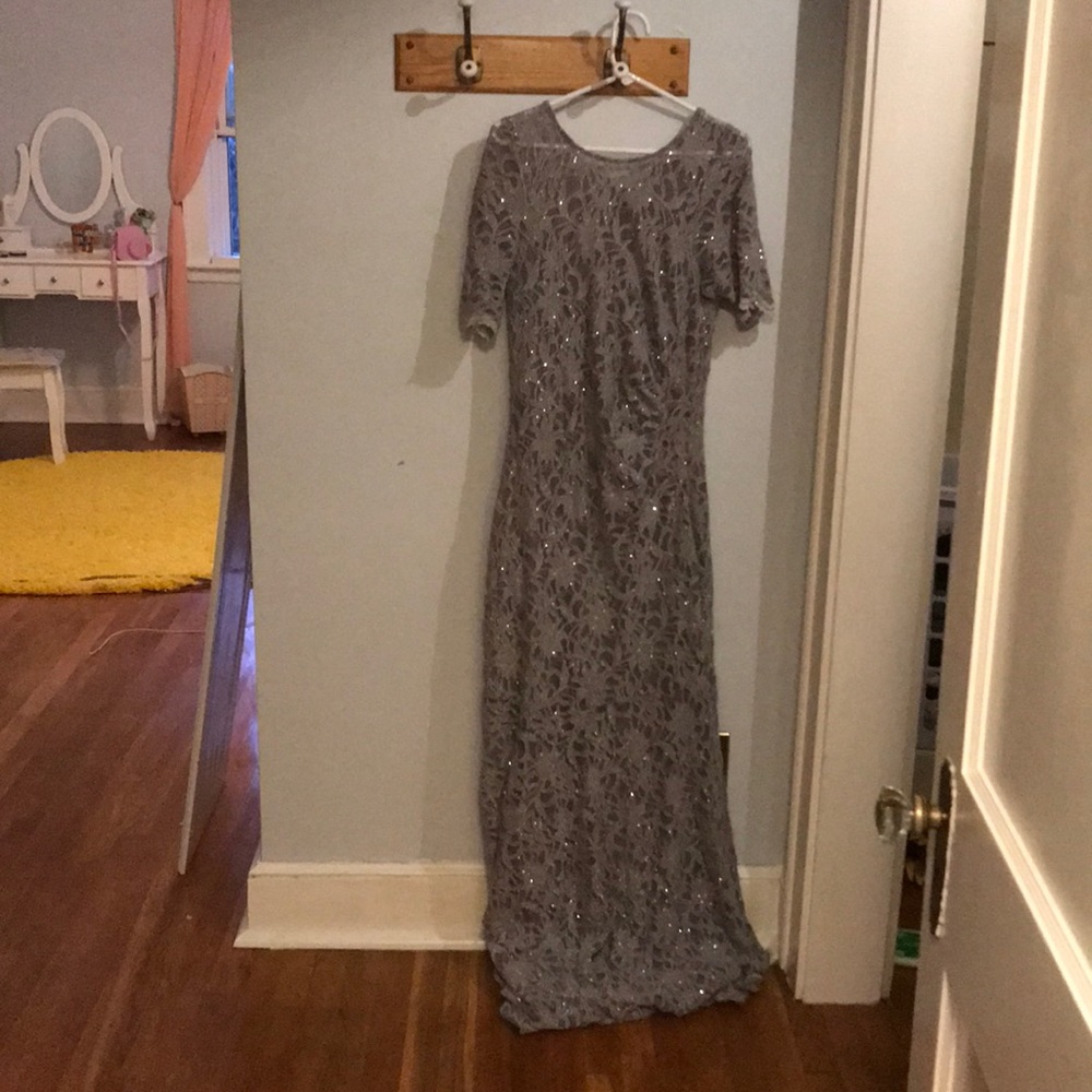 Sparkly lacy prom dress